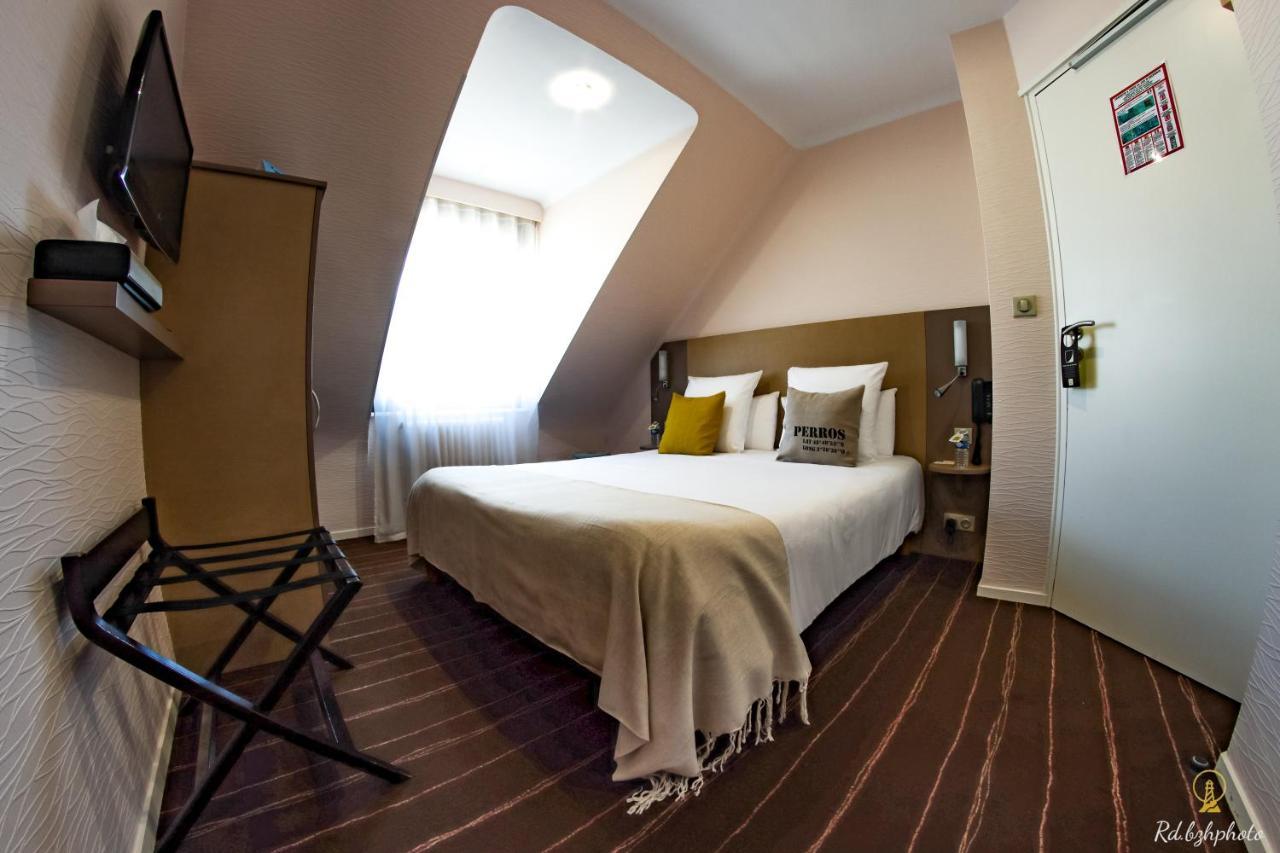 Logis Hotel Du Parc Perros-Guirec Bagian luar foto